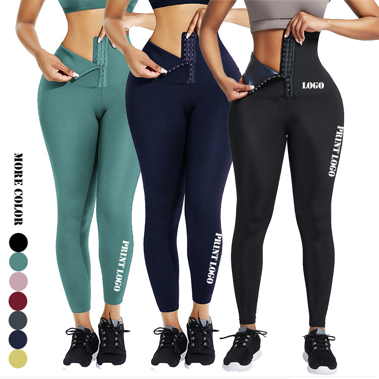 Womens High Waist Leggings for Fitness Shapewear - Tummy Control Workout Pants